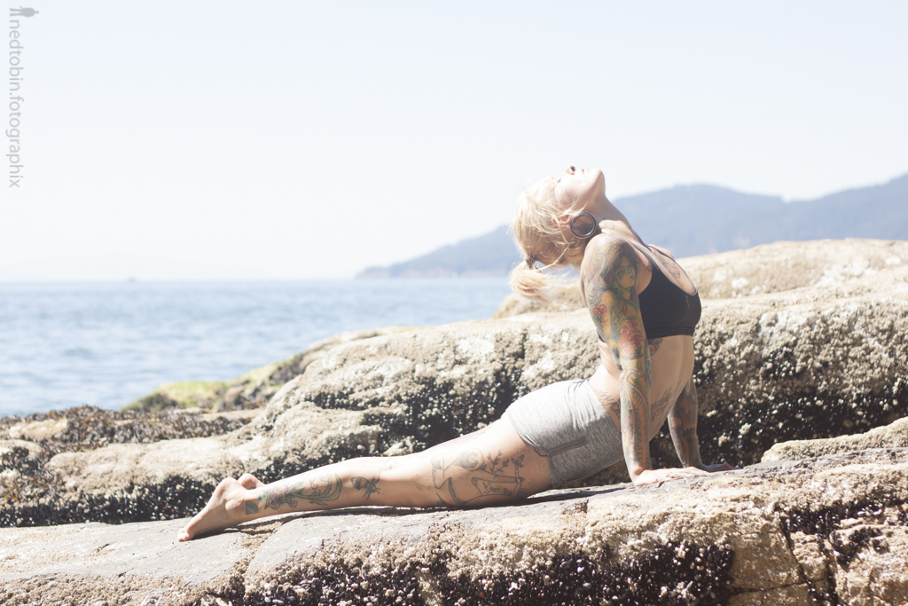 Chvse North - Ned Tobin - rocky shoreline asana yoga